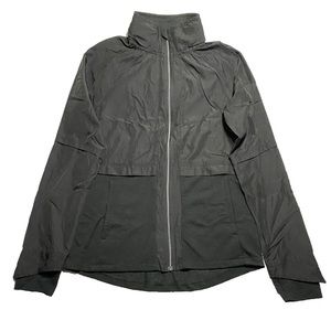 Women's size XS Black Lightweight Running Jogging Jacket windbreaker full zip